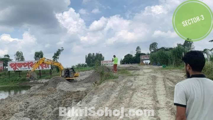 সম্পূর্ণ বন্যা মুক্ত ঢাকা-মাওয়া হাইওয়ের সাথেই প্লট